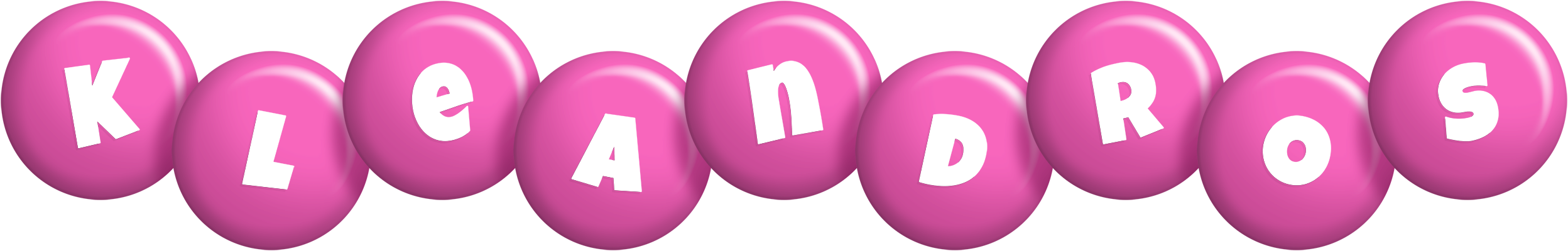 Kleandros candy-pink logo