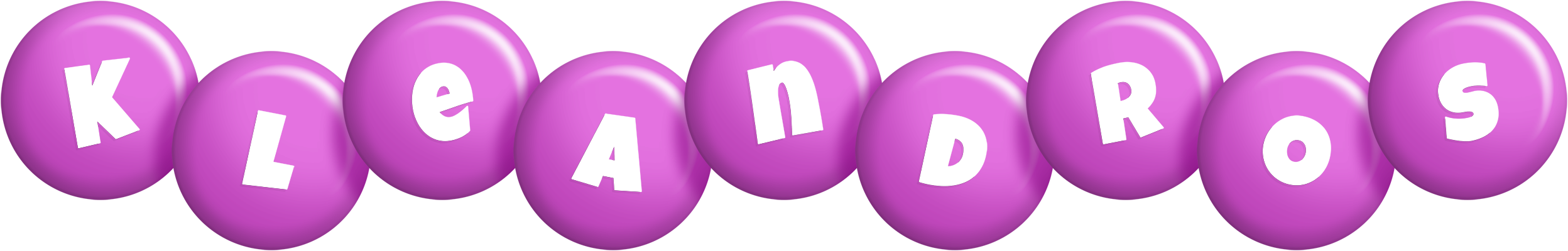 Kleandros candy-purple logo