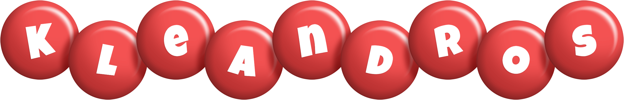 Kleandros candy-red logo
