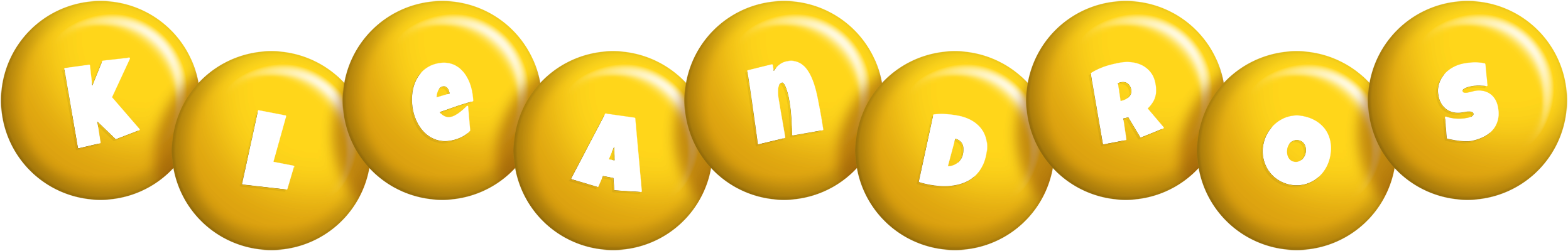 Kleandros candy-yellow logo