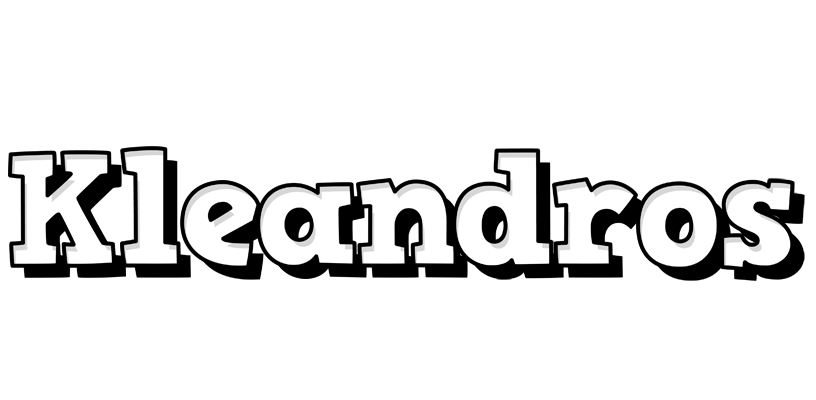 Kleandros snowing logo