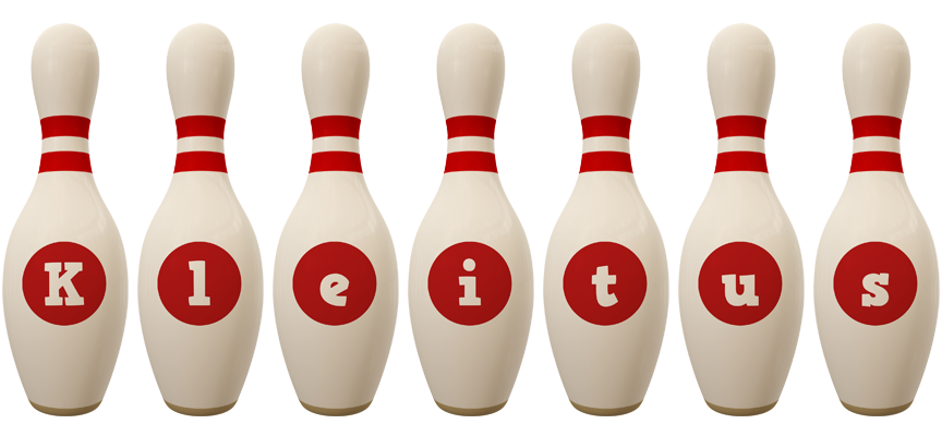 Kleitus bowling-pin logo
