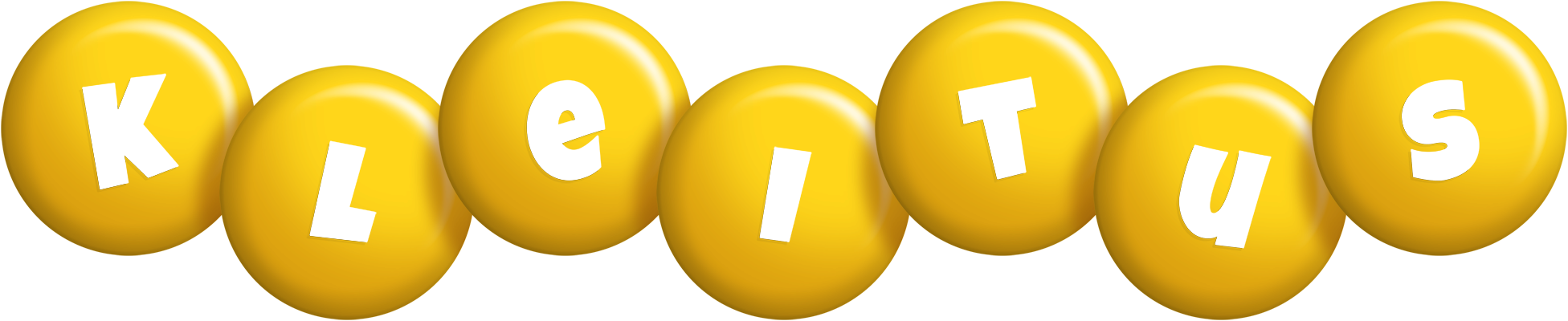 Kleitus candy-yellow logo