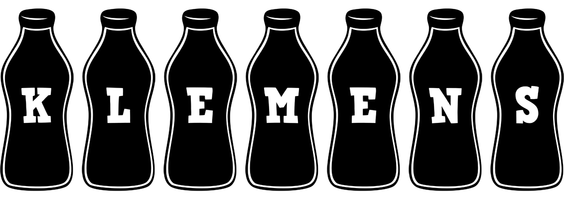Klemens bottle logo