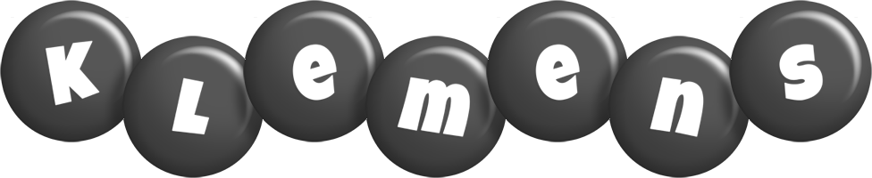 Klemens candy-black logo