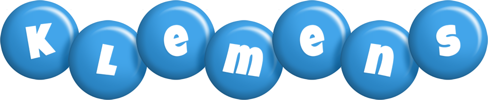 Klemens candy-blue logo