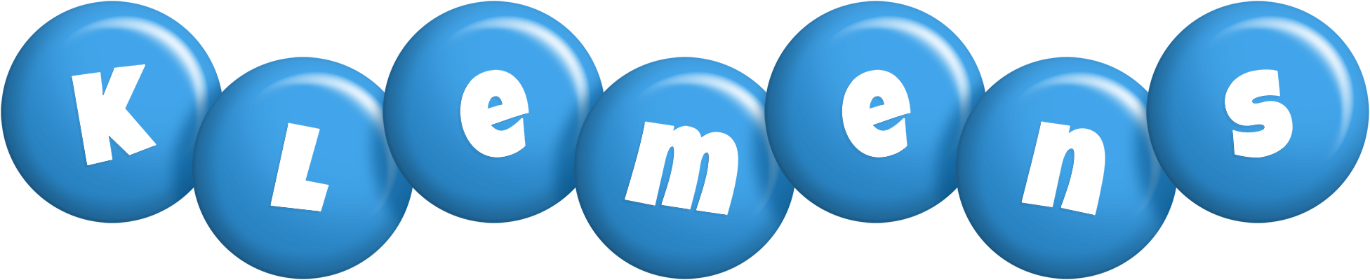 Klemens candy-blue logo