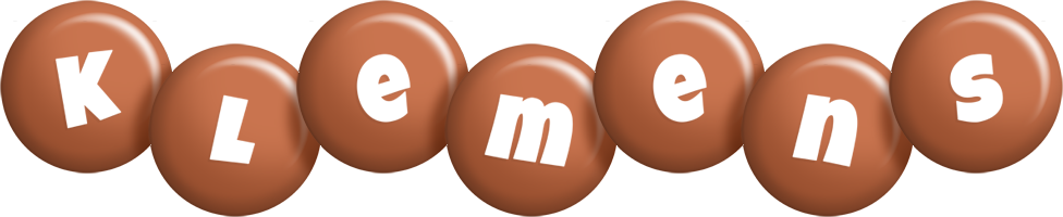 Klemens candy-brown logo