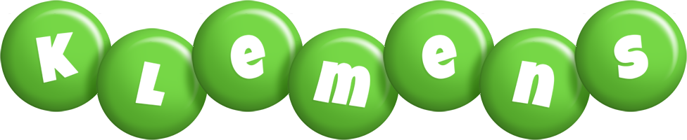 Klemens candy-green logo