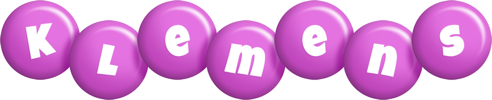 Klemens candy-purple logo