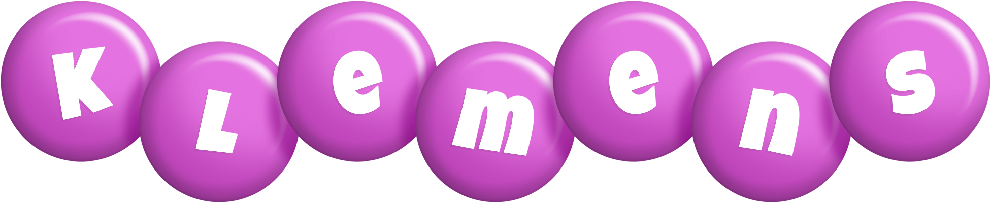 Klemens candy-purple logo