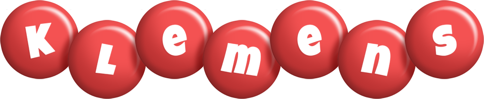 Klemens candy-red logo