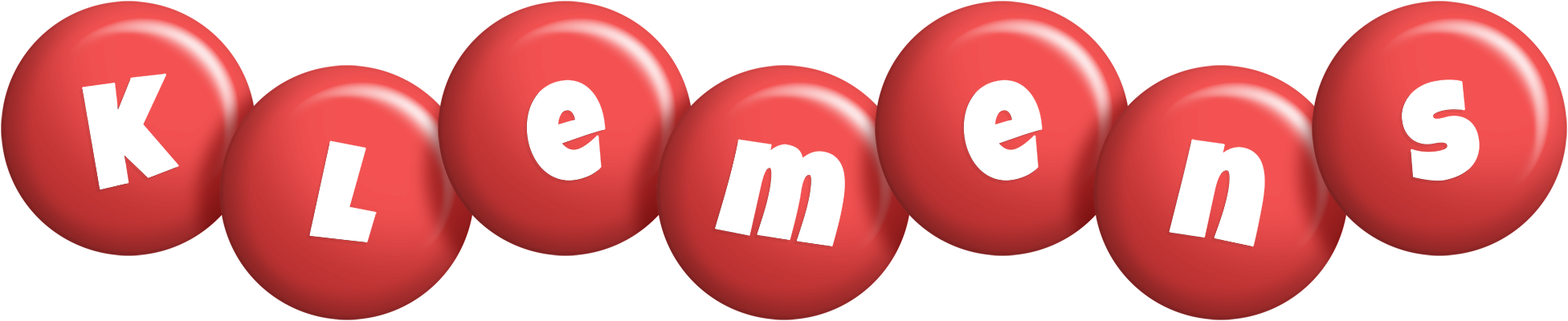 Klemens candy-red logo