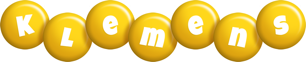 Klemens candy-yellow logo