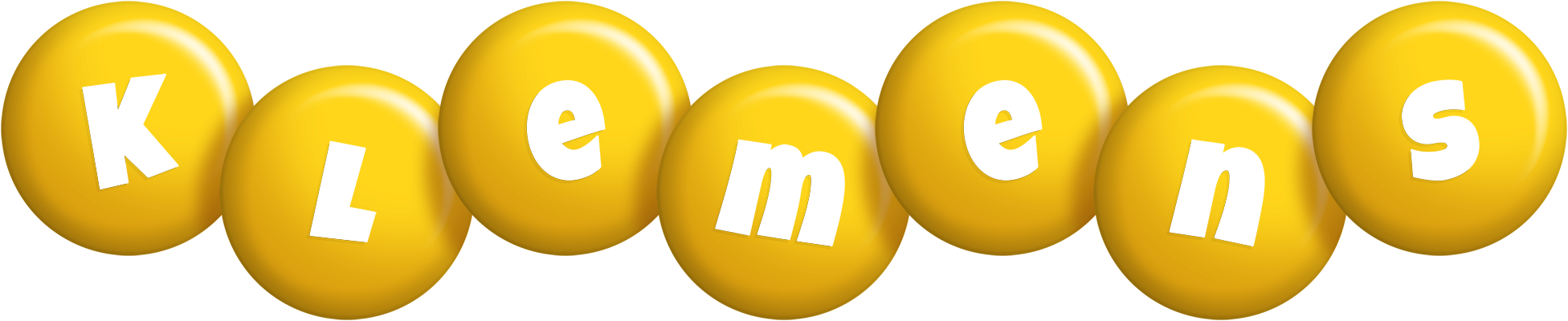 Klemens candy-yellow logo