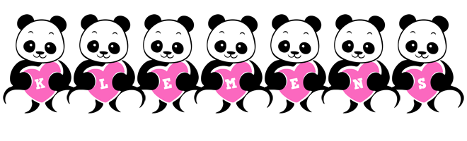 Klemens love-panda logo