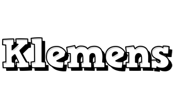 Klemens snowing logo