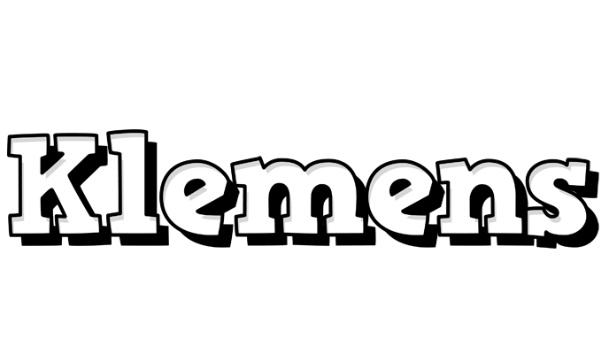 Klemens snowing logo