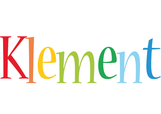 Klement birthday logo