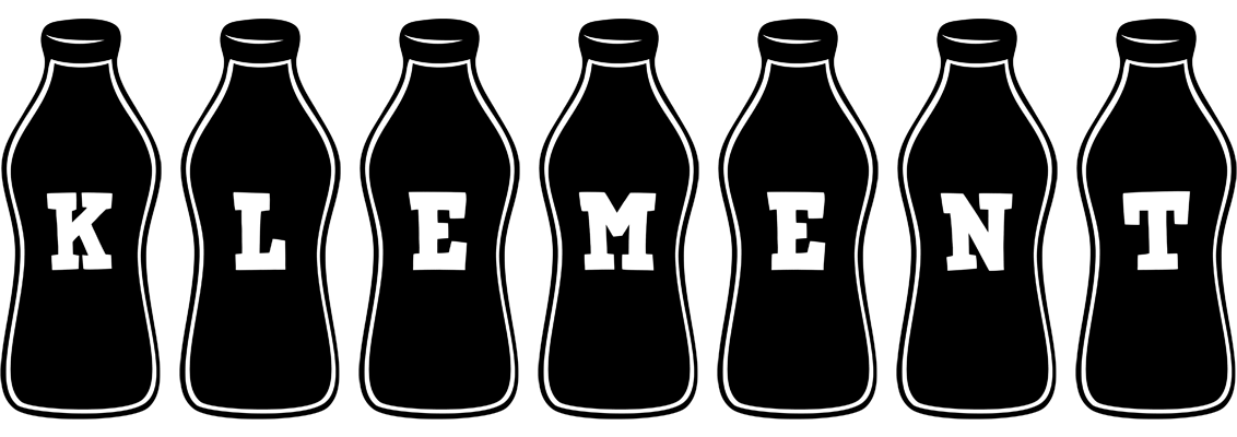 Klement bottle logo