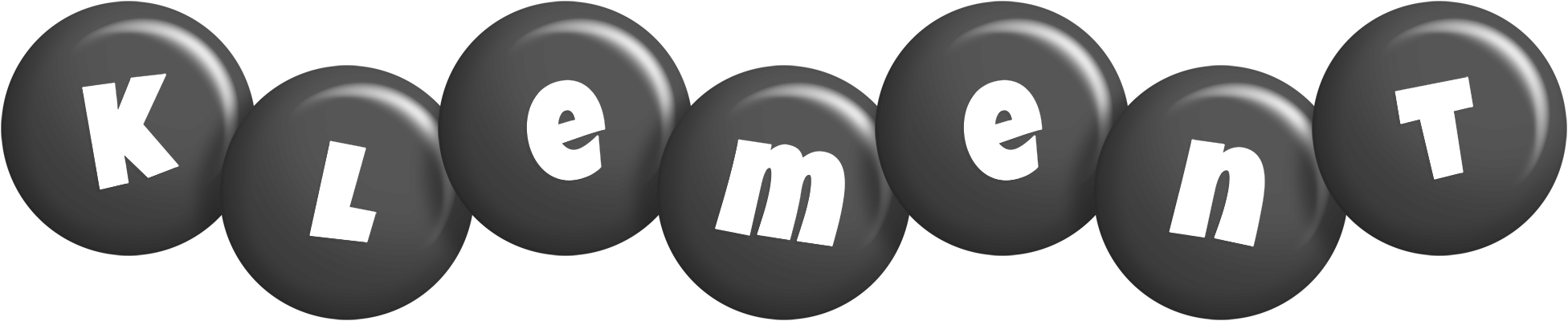 Klement candy-black logo