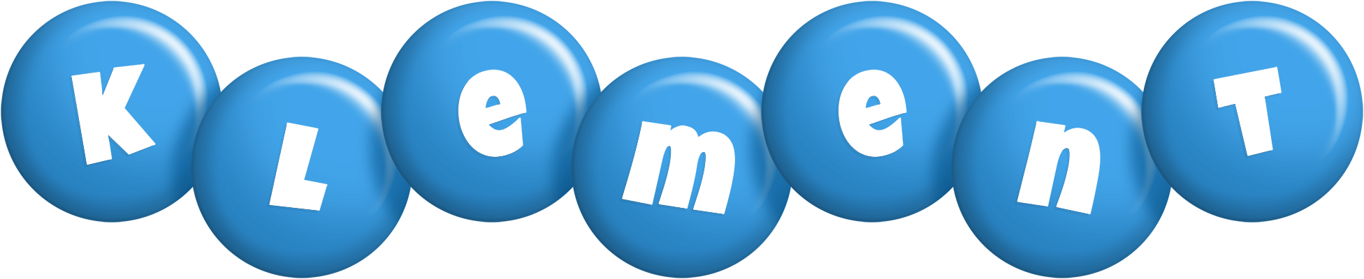 Klement candy-blue logo