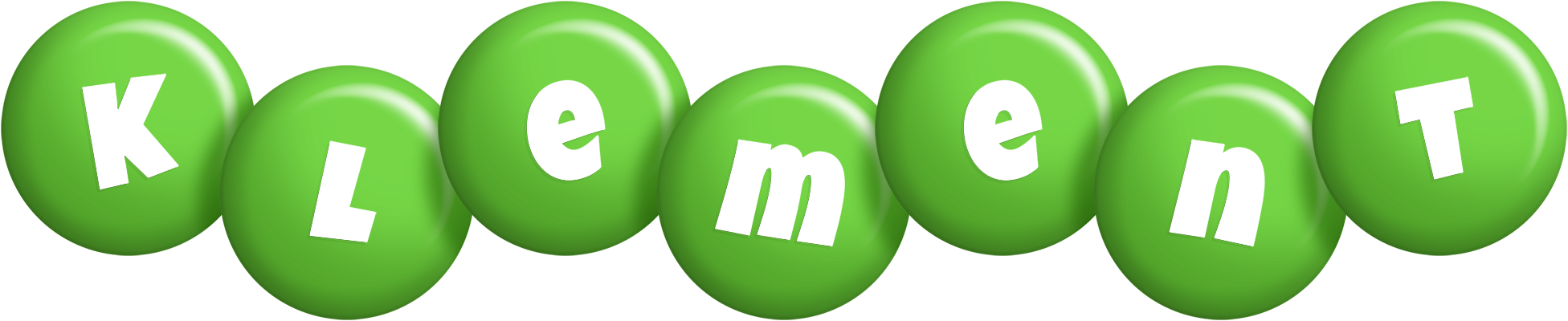 Klement candy-green logo
