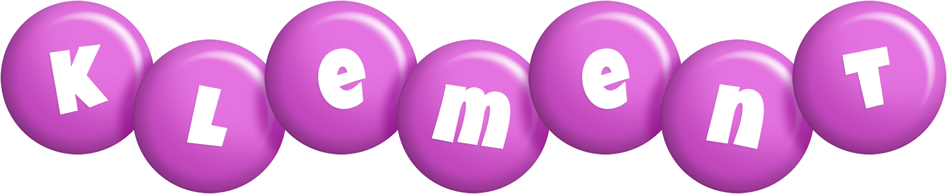 Klement candy-purple logo