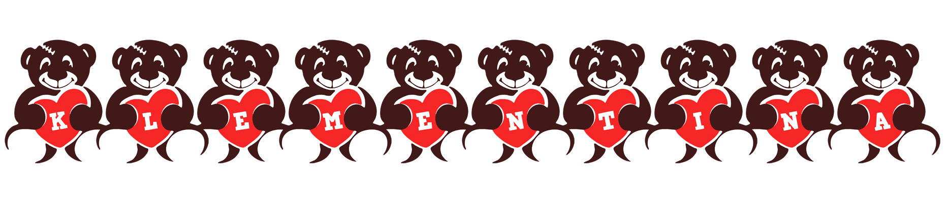 Klementina bear logo