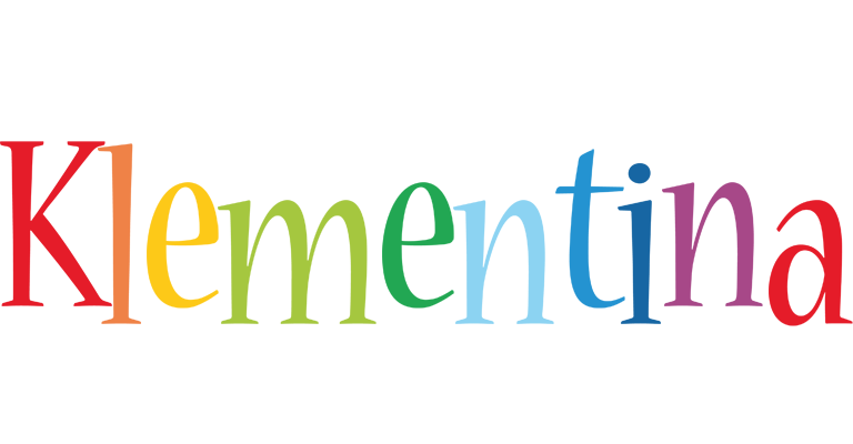 Klementina birthday logo