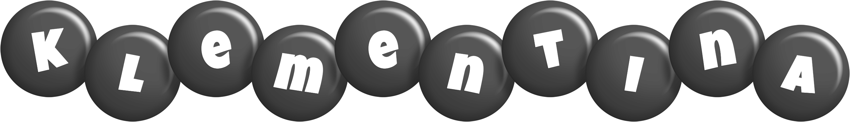 Klementina candy-black logo