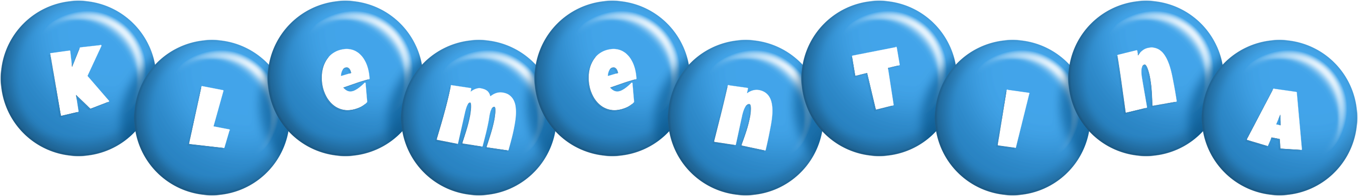 Klementina candy-blue logo