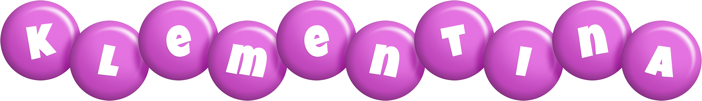 Klementina candy-purple logo