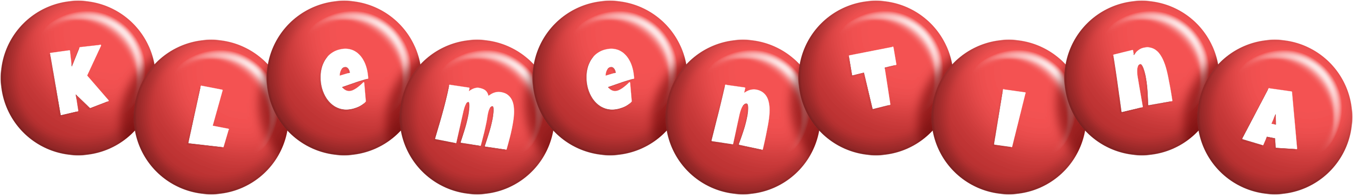 Klementina candy-red logo
