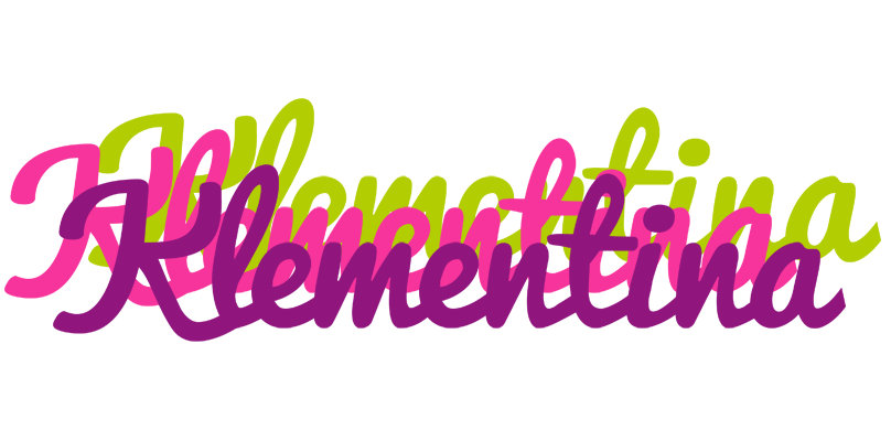 Klementina flowers logo