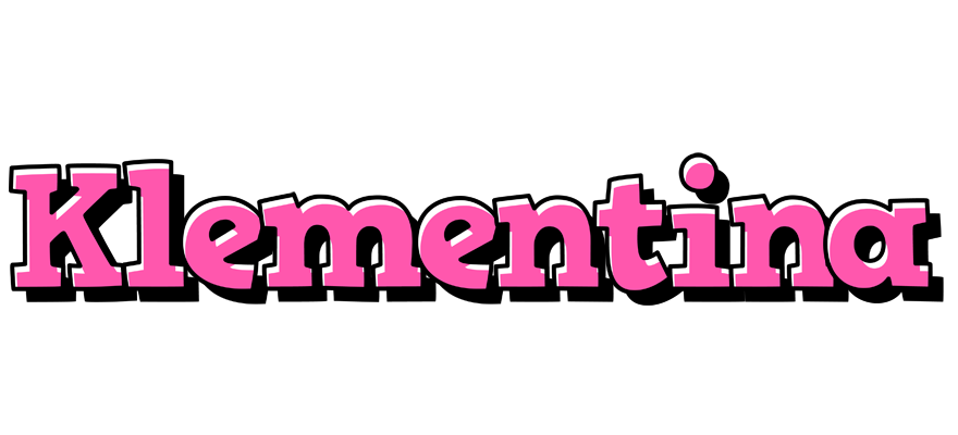 Klementina girlish logo