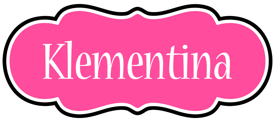 Klementina invitation logo