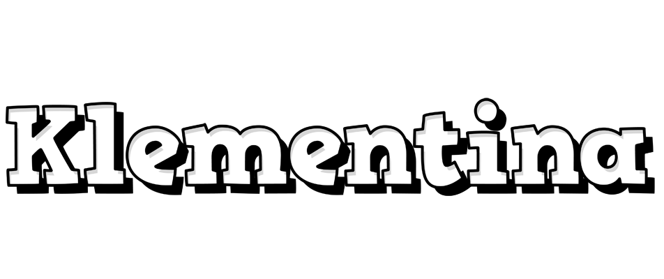 Klementina snowing logo