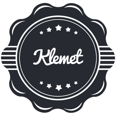 Klemet badge logo