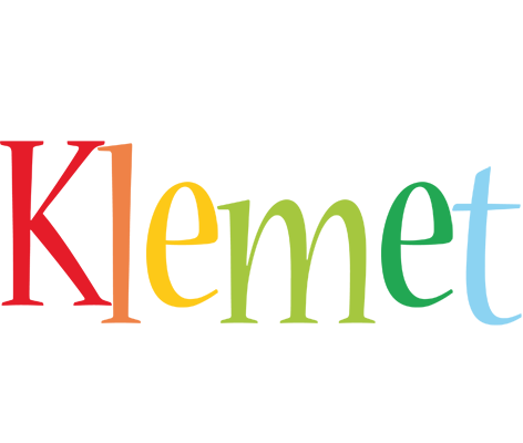 Klemet birthday logo