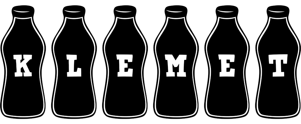 Klemet bottle logo