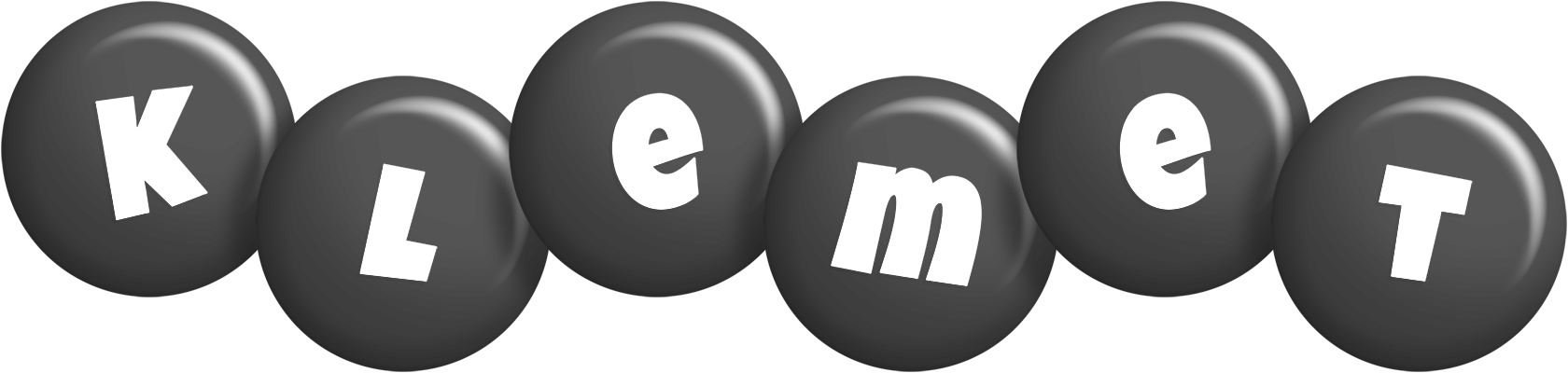 Klemet candy-black logo