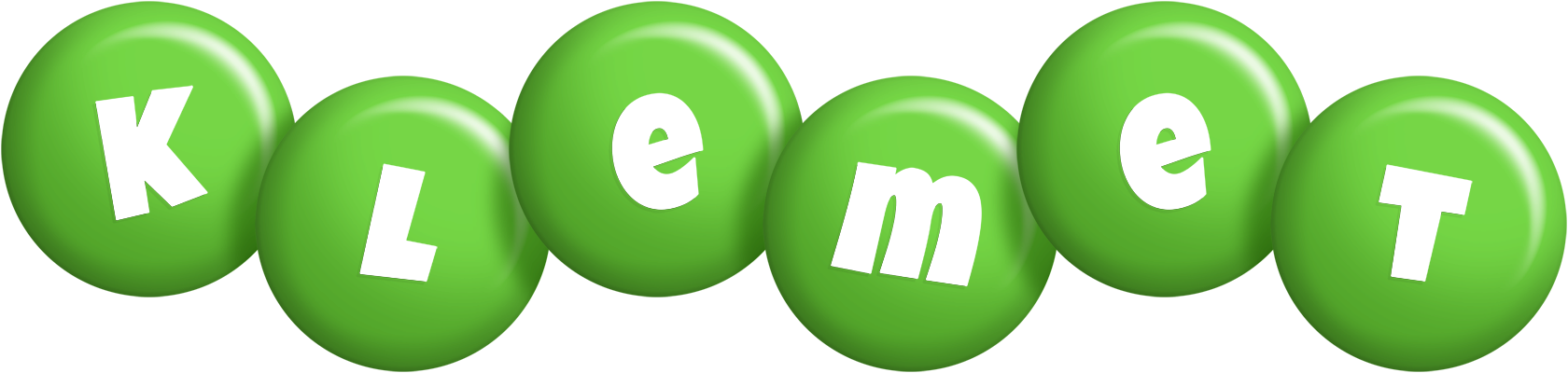 Klemet candy-green logo
