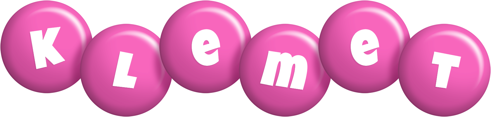 Klemet candy-pink logo