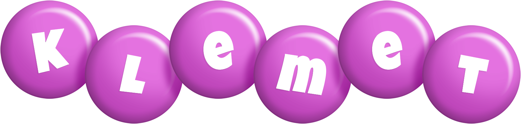 Klemet candy-purple logo