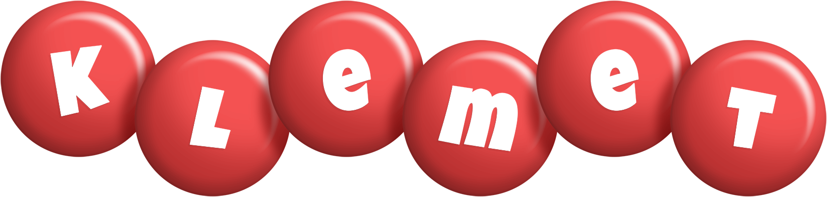 Klemet candy-red logo