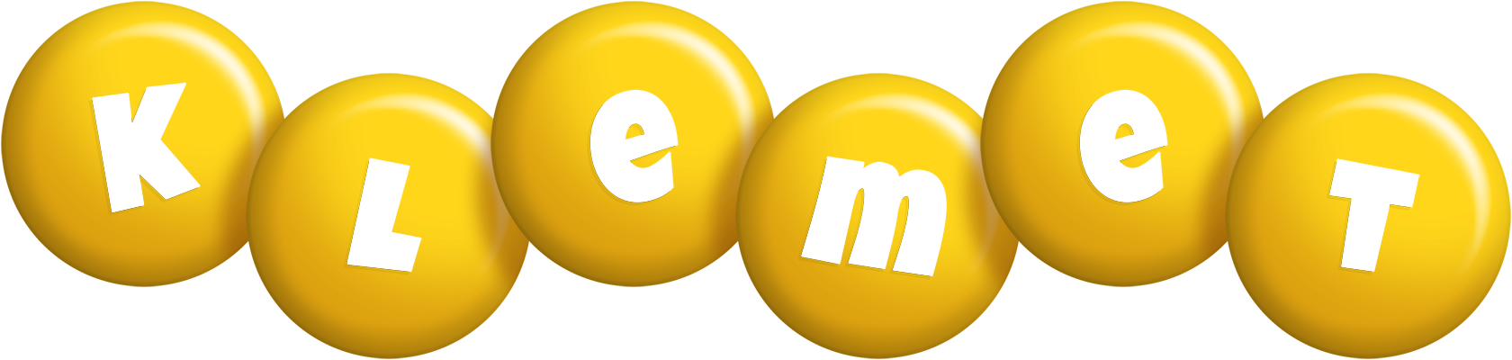 Klemet candy-yellow logo