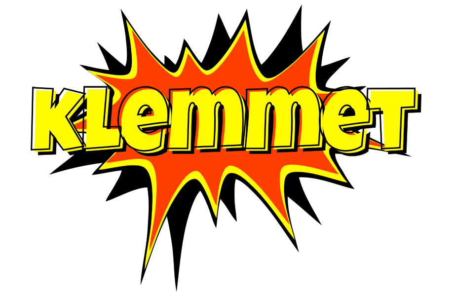 Klemmet bazinga logo