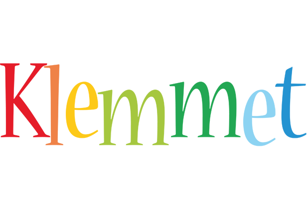 Klemmet birthday logo