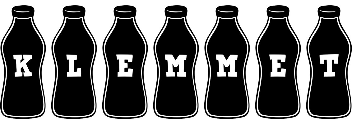 Klemmet bottle logo